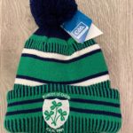 Borrisokane GAA Club Bobble Hat Green/White Navy Bobble - Image 3