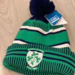 Borrisokane GAA Club Bobble Hat Green/White Navy Bobble - Image 2