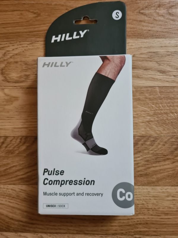Hilly Pulse Compression Socks - Unisex - Black/Grey