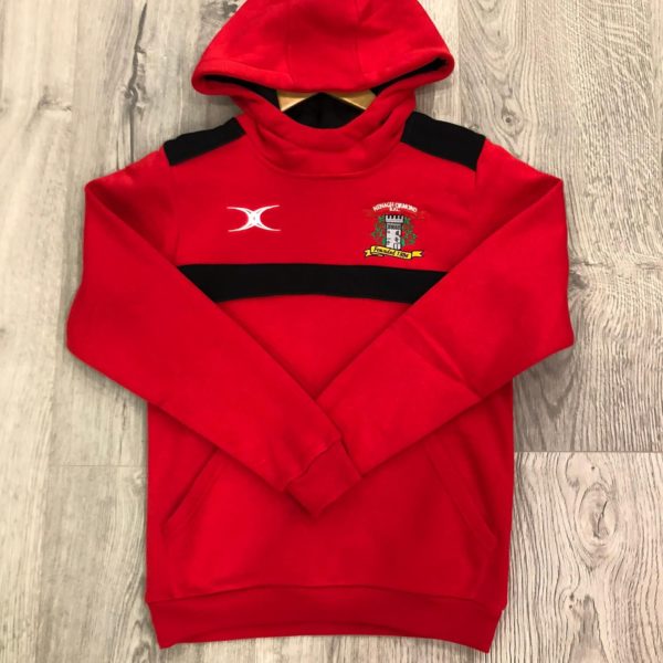 Gilbert Nenagh Ormond Rugby RFC Photon Overhead Red Hoodie (Kids/Adults)