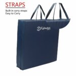 Sure Shot Fitness Tri-Fold Gym Mat 6' x 2' 50mm Navy - Image 5