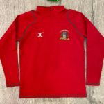 Gilbert Nenagh Ormond Rugby  RFC Quest 2 1/4 Zip Fleece Top  Red (Adults/Kids) - Image 3