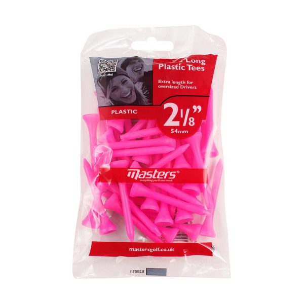 Masters Plastic Tees 2 1/8" 54mm (bag of 40)