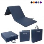 Sure Shot Fitness Tri-Fold Gym Mat 6' x 2' 50mm Navy - Image 2