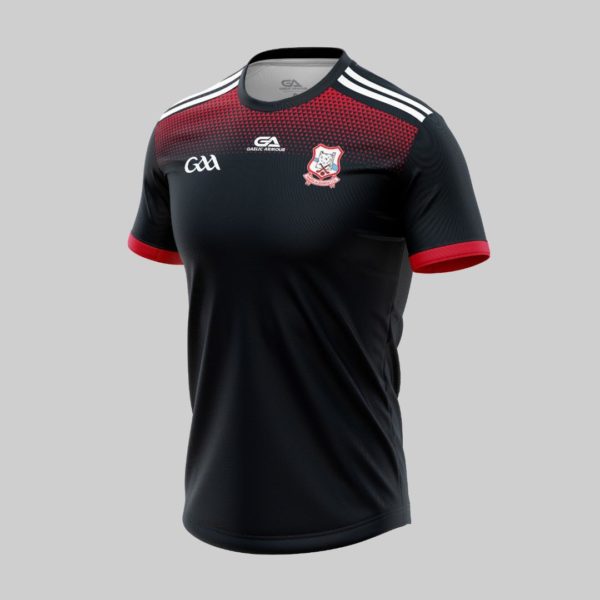 Shannon Rovers GAA Gaelic Armour Black/Red Training Jersey  (Kids / Adults)