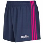 O'Neills Mourne Sports Shorts Navy/Paradise Pink - Image 3
