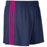 O'Neills Mourne Sports Shorts Navy/Paradise Pink - Image 2