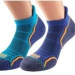 1000 Mile run Socklet Sock Blue/Blue Twin Pack  Size L (Men's) - Image 2