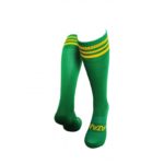 Atak High Performance Green/Gold Stripes Long Sports Socks (Adults / Kids) - Image 2