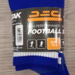 Atak High Performance Royal / White Stripes Long Sports Socks (Adults / Kids) - Image 3