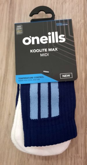 O'Neills GAA Koolite Max Midi Sock Sky Blue/Navy (Kids / Adults)