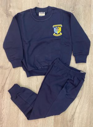 Carrig N.S. (Scoil Náisiúnta na Carraige) School Uniform Navy Track Suit (Top and Bottom)