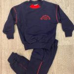 Rainbow Pre-School Nenagh Uniform  - Navy /Red Trim Track Suit (Top and Bottom) - Image 3