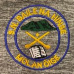 Ballinahinch NS School Uniform Half Zip Track Top  Grey Melange/Royal/Amber - Image 4
