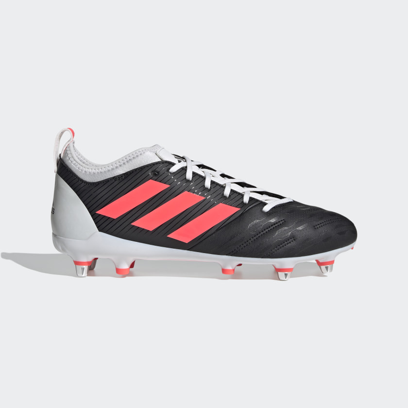 Adidas Malice Elite Soft Ground Rugby, Adidas Pink And Black Rugby Boots