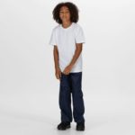 Regatta Pack Pack It Waterproof Rain Pants / Over trousers Midnight Navy (Kids) - Image 5