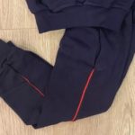 Rainbow Pre-School Nenagh Uniform  - Navy /Red Trim Track Suit Pants - Image 3