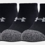 Under Armour Adult HeatGear® No Show Socks Black 3 Pack (Men's) - Image 2