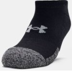 Under Armour Adult HeatGear® No Show Socks Black 3 Pack (Men's) - Image 3