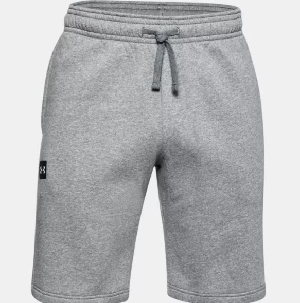 Under Armour Rival Fleece Shorts Pitch Grey Light Heather Men s