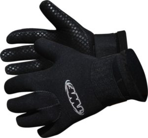 TWF Wetsuit Grip Glove 3mm Black Neoprene