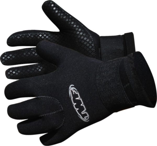 TWF Wetsuit Grip Glove 3mm Black Neoprene