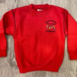 Bright Sparks Pre-School Uniform Toomevara – Red Sweat Shirt / Embroidered Logo €27.00 - Image 3