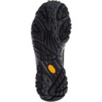Merrell Moab Adventure Lace WP Nubuck Leather Walking Hiking Shoe Black (Men's) - Image 3