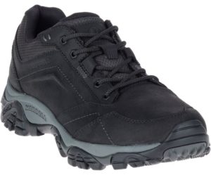 Merrell Moab Adventure Lace WP Nubuck Leather Walking Hiking Shoe Black (Men's)