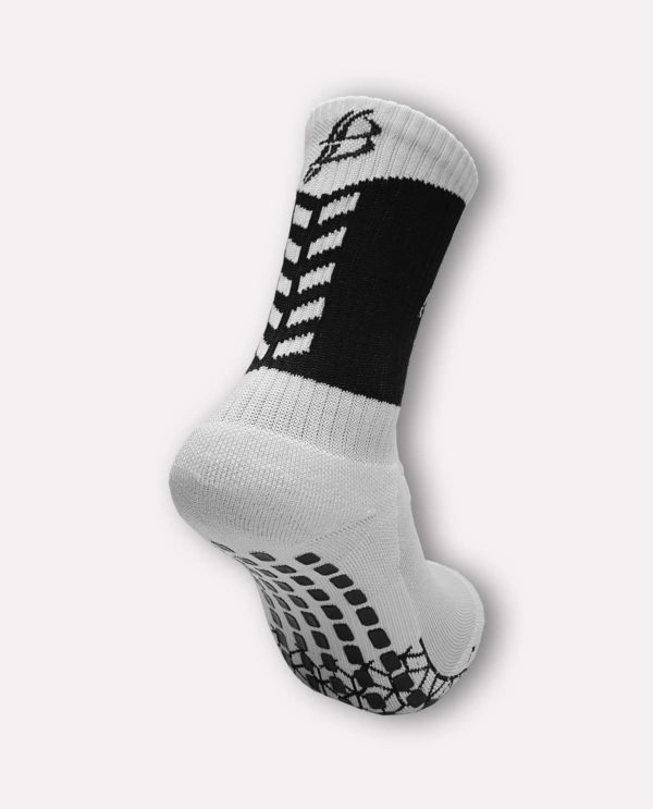 Bourke Miniz Anti-Slip GAA Midi Socks Royal Black/White (Kids / Adults)