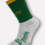 Bourke Miniz Anti-Slip GAA Midi Socks Green/Amber (Kids / Adults) - Image 3