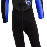 TWF Turbo Full Wetsuit 2.5mm  UV Protection Black/Blue (Kids ) - Image 3