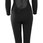 TWF Turbo Full Wetsuit 2.5mm  UV Protection Black (Ladies) - Image 3