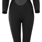 TWF Turbo Full Wetsuit 2.5mm  UV Protection Black (Ladies) - Image 2