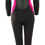 TWF Turbo Full Wetsuit 2.5mm  UV Protection Black Pink (Ladies) - Image 2
