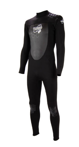 TWF Turbo Full Wetsuit 2.5mm UV Protection Black (Men's)