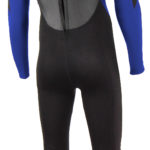 TWF Turbo Full Wetsuit 2.5mm UV Protection Black Blue (Men's) - Image 3