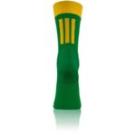 O'Neills GAA Koolite Max Midi socks Green/amber  (Kids / Adults) - Image 2