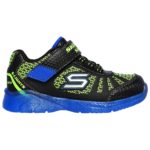 Skecher Illumni-Brights Runner / Trainer Blue/Lime (Boys size 6 PS) - Image 5