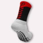 Bourke Miniz Anti-Slip GAA Midi Socks Black/Red (Kids / Adults) - Image 2