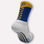 Bourke Miniz Anti-Slip GAA Midi Socks Royal/Amber (Kids / Adults) - Image 2