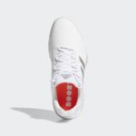 adidas Codechaos Spikeless Golf Shoes Cloud White / Silver Metallic / Signal Coral (Ladies) - Image 4