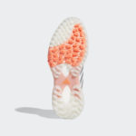 adidas Codechaos Spikeless Golf Shoes Cloud White / Silver Metallic / Signal Coral (Ladies) - Image 5