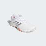 adidas Codechaos Spikeless Golf Shoes Cloud White / Silver Metallic / Signal Coral (Ladies) - Image 6