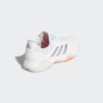 adidas Codechaos Spikeless Golf Shoes Cloud White / Silver Metallic / Signal Coral (Ladies) - Image 7