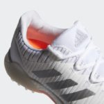 adidas Codechaos Spikeless Golf Shoes Cloud White / Silver Metallic / Signal Coral (Ladies) - Image 8