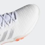 adidas Codechaos Spikeless Golf Shoes Cloud White / Silver Metallic / Signal Coral (Ladies) - Image 9