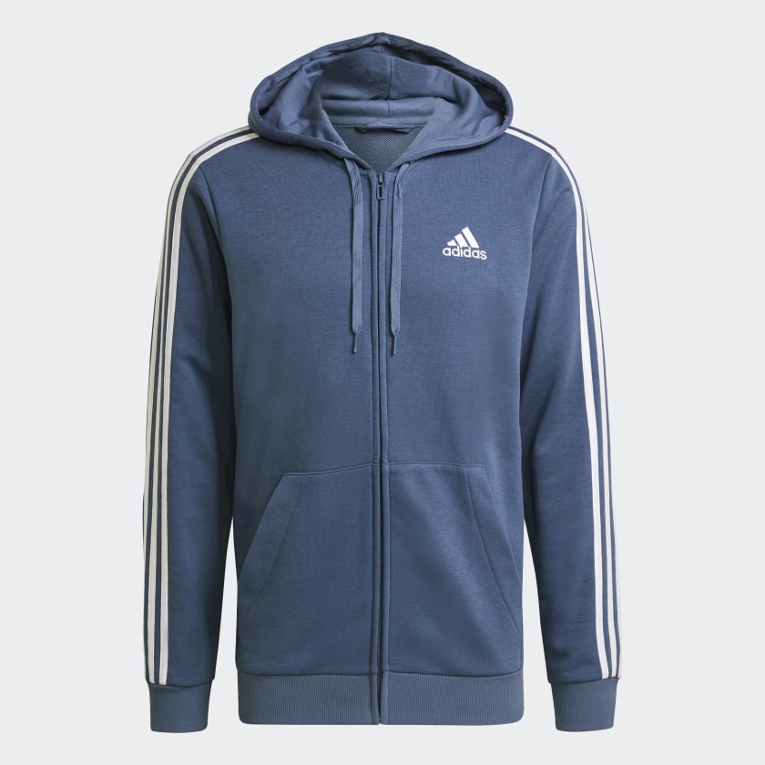 Essentials_French_Terry_3-Stripes_Full-Zip_Hoodie_Blue_GK9035_01_laydown