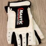Nautic Sailing Glove White Leather Black Size XS - Image 2