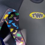 TWF XT3 3MM Full Wetsuit Black/  Multi Colour Unisex (Kids) - Image 3